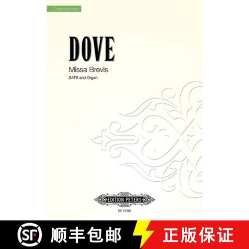 【3-4周达】Missa Brevis for Satb Choir and Organ [9790577087733]