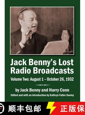 【3-4周达】Jack Benny's Lost Radio Broadcasts Volume Two (hardback): August 1 - October 26, 1932 [9781629338453]