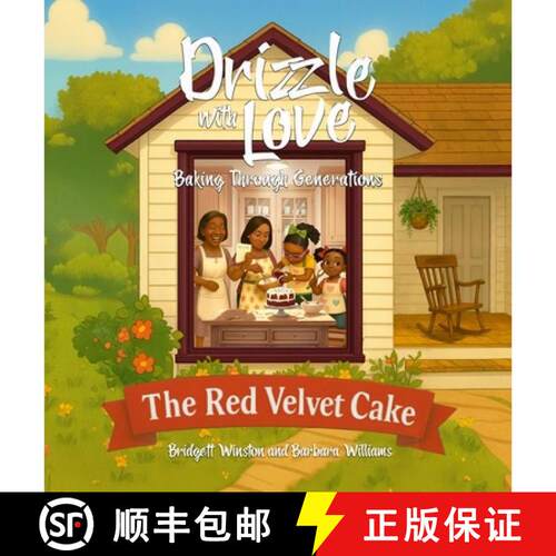 【3-4周达】精装 Drizzle With Love: The Red Velvet Cake [9798901811665]
