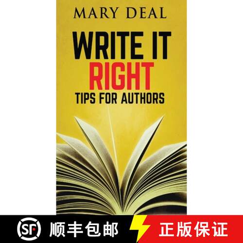 【3-4周达】精装 Write It Right: Tips For Authors [9784824105295]