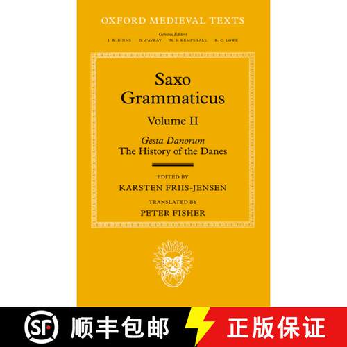 【3-4周达】精装 Saxo Grammaticus (Volume II): Gesta Danorum: The History of the Danes - Saxo Grammati... [9780198705765]