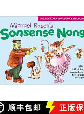 【3-4周达】SONGBOOKS_SONSENSE NONGS BK CD : Michael Rosen's book of silly songs, daft ditties, crazy ... [9780713659351]