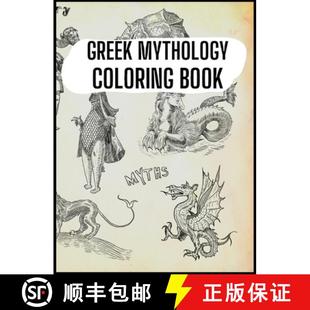 3周达 Coloring Mythology Gods Creatures Ancient Legendary Greek and Heroes 9781803970868 Greece Book