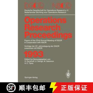 DGOR Meeting NSOR Proceedings Operations Annual Papers Co... the Research 22nd 4周达 9783540578628