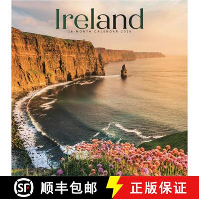 【3-4周达】Ireland Square Wall Sunday Start Calenda [9781529897197]