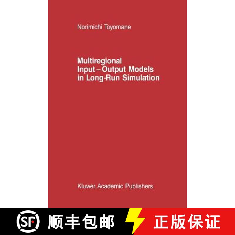 【3-4周达】Multiregional Input -- Output Models in Long-Run Simulation [9789401077514]