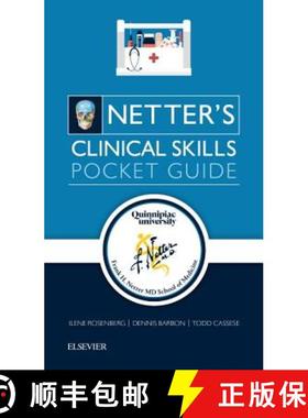【3-4周达】Netter's Clinical Skills : Pocket Guide [9780323551649]