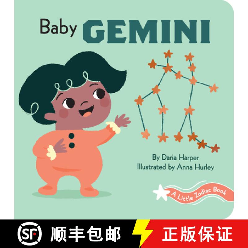 【3-4周达】A Little Zodiac Book: Baby Gemini [9781797202297]