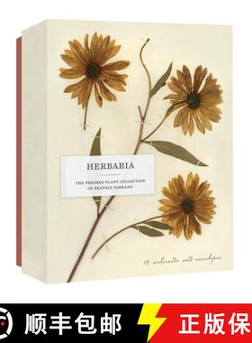 【3-4周达】Herbaria: The Pressed Plant Collection of Beatrix Farrand Notecards: 12 Notecards and Enve... [9781616899066]