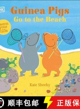 【3-4周达】Guinea Pigs Go to the Beach : Learn Your 123s [9780241563168]