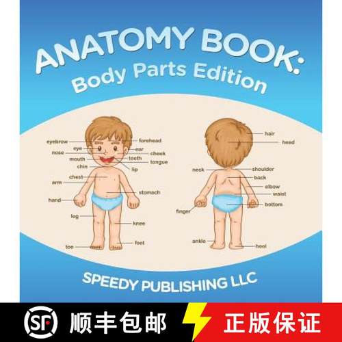 【3-4周达】Anatomy Book: Body Parts Edition [9781681275529]