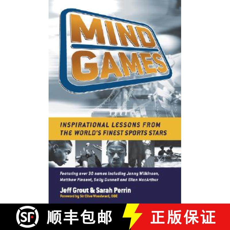 【3-4周达】Mind Games - Inspirational Lessons From The World'S Finest Sports Stars (Mmpb) [Wiley经管] [9781841127392]