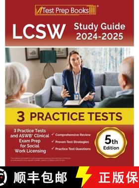 【3-4周达】LCSW Study Guide 2025-2026: 3 Practice Tests and ASWB Clinical Exam Prep for Social Work L... [9781637759462]
