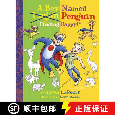 【3-4周达】A Boy Named Penguin - Finding Happy [9780983153818]