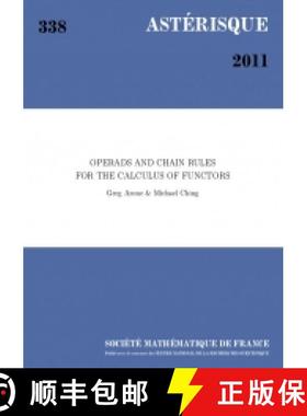 预订 Operads and chain rules for the calculus of functors 法国数学学会 [9782856293089]