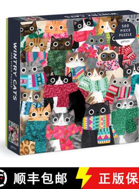 【3-4周达】Wintry Cats 500 Piece Puzzle [9780735373693]