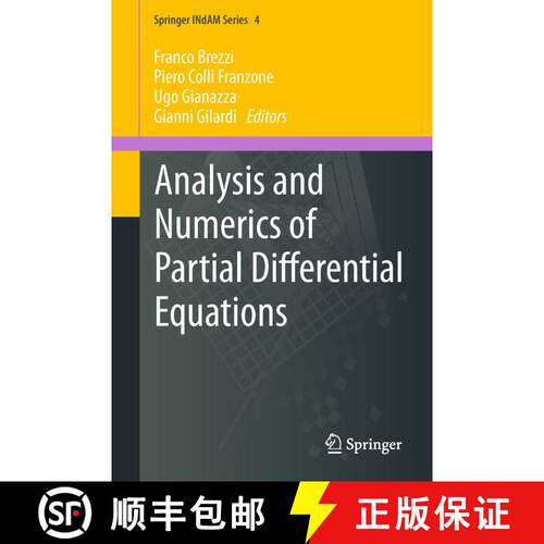【3-4周达】精装 Analysis and Numerics of Partial Differential Equations [9788847025912]