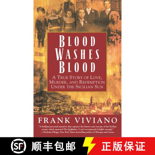 【3-4周达】Blood Washes Blood: A True Story of Love, Murder, and Redemption Under the Sicilian Sun [9780671041595]