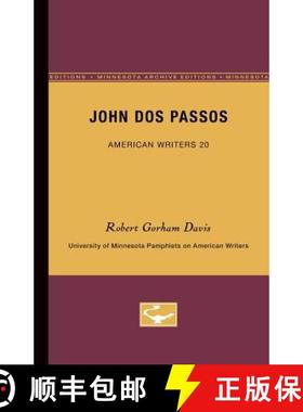 【3-4周达】John Dos Passos - American Writers 20: University of Minnesota Pamphlets on American Writers [9780816602773]