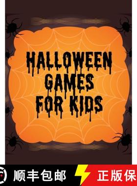 【3-4周达】Halloween Games For Kids: Homeschool Fun | For Kids | Holiday Matching | Word Scrambles [9781953332547]