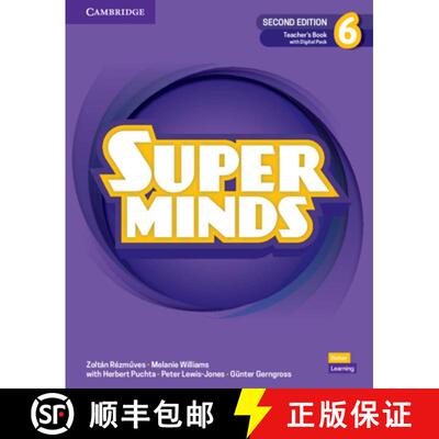 【3-4周达】Super Minds Level 6 Teacher's Book with Digital Pack British English [9781108909389]