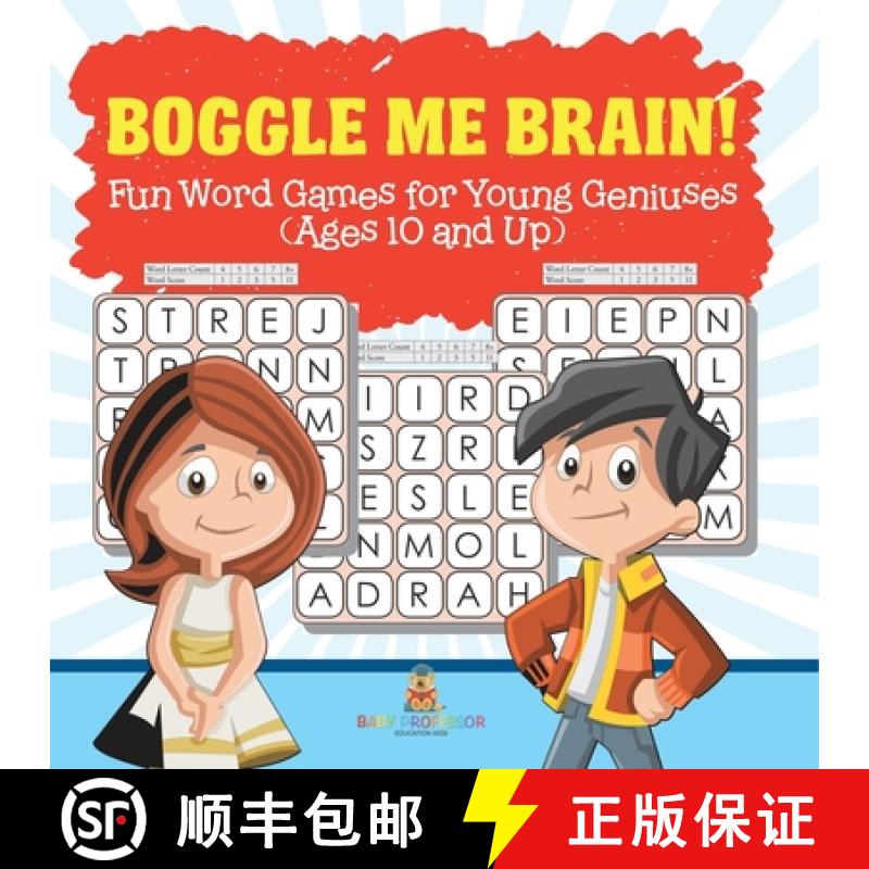 【4周达】Boggle Me Brain! Fun Word Games for Young Geniuses (Ages 10 and Up) [9798869451989]