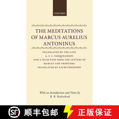 【3-4周达】Meditations of Marcus Aurelius Antoninus: And a Selection from the Letters of Marcus and F... [9780198147619]