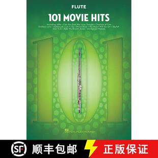 【3-4周达】101 Movie Hits for Flute Sheet Music Songbook Instrumental Folio for All Levels Includes M... [9781495060632]