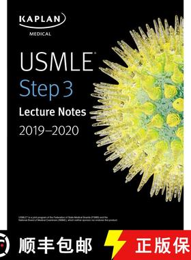 现货 USMLE Step 3 Lecture Notes 2019-2020: 2-Book Set [9781506223179]