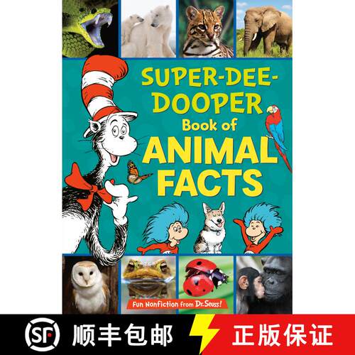 【3-4周达】精装 The Cat in the Hat's Learning Library Super-Dee-Dooper Book of Animal Facts [9780525581642]