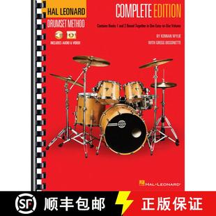 预订 and Method Edition On... 9781495083341 Drumset Complete Books Video with Audio Leonard Hal