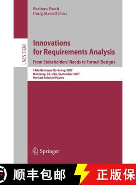 【3-4周达】Innovations for Requirement Analysis. from Stakeholders' Needs to Formal Designs: 14th Mon... [9783540897774]
