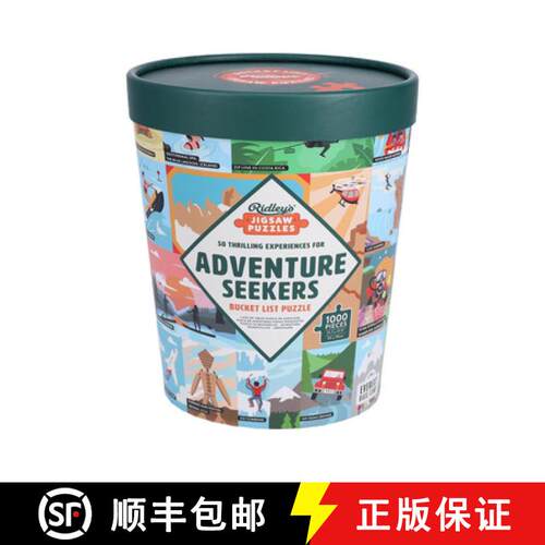 【3-4周达】50 Thrilling Experiences for Adventure Seekers 1000-Piece Bucket List Jigsaw Puzzle [9781797242286]