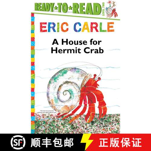 【3-4周达】精装 A House for Hermit Crab/Ready-to-Read Level 2 [9781481409162]
