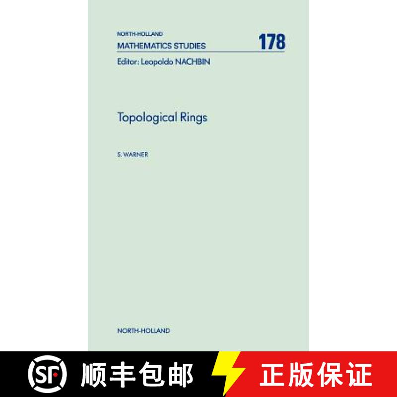 【2-3周达】Topological Rings: Volume 178 [9780444894465]