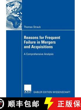 【3-4周达】Reasons for Frequent Failure in Mergers and Acquisitions : A Comprehensive Analysis [9783835008441]