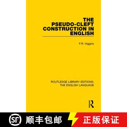 【3-4周达】精装 The Pseudo-Cleft Construction in English [9781138900318]