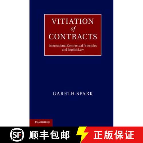 【3-4周达】精装 Vitiation of Contracts: International Contractual Principles and English Law [9781107031784]