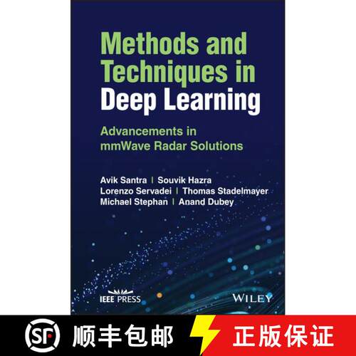 【3-4周达】精装 Methods and Techniques in Deep Learning – Advancements in mmWave Radar Solutions [9781119910657]