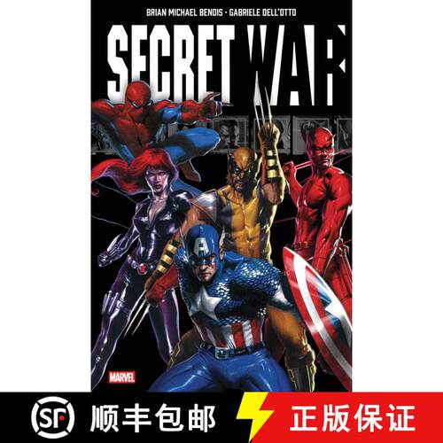 【3-4周达】精装 Secret War by Brian Michael Bendis Omnibus Gabriele Dell'otto Classic Costumes C Over [9781302963828]