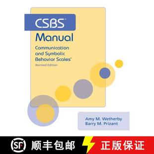 【3-4周达】Csbs Manual: Communication and Symbolic Behavior Scales (Csbs), Normed Edition [9781557666673]