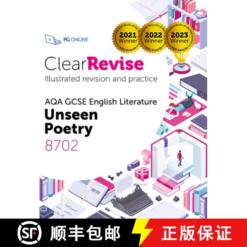 【2-3周达】ClearRevise AQA GCSE English Literature: Unseen poetry [9781916518032]