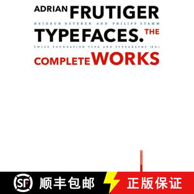 【3-4周达】精装 Adrian Frutiger – Typefaces – Complete Works [9783035623628]