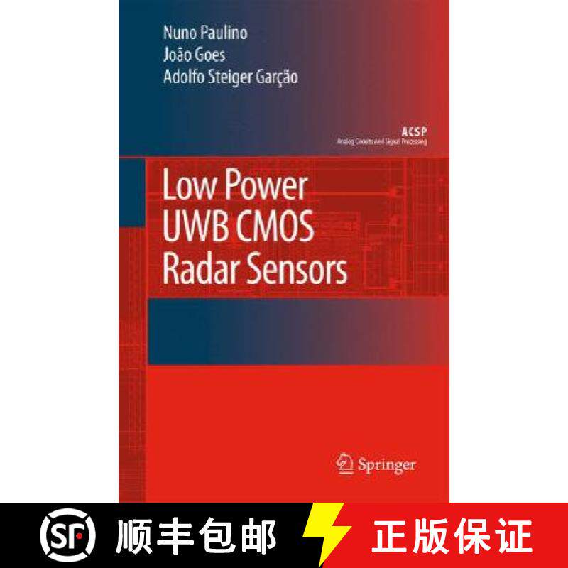 【3-4周达】Low Power Uwb CMOS Radar Sensors [9781402084096]