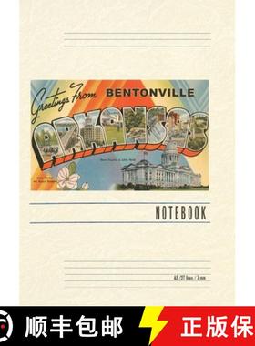 【3-4周达】Vintage Lined Notebook Greetings from Bentonville [9798385401208]