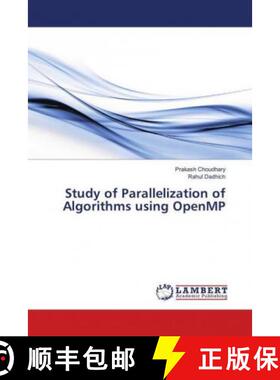 预订 Study of Parallelization of Algorithms using OpenMP [9786138031703]