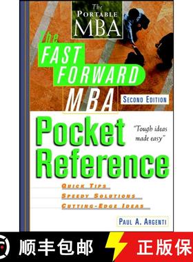 【3-4周达】The Fast Forward Mba Pocket Reference 2E [Wiley经管] [9780471222828]