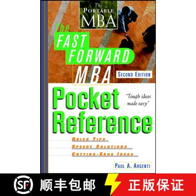 【3-4周达】The Fast Forward Mba Pocket Reference 2E [Wiley经管] [9780471222828]