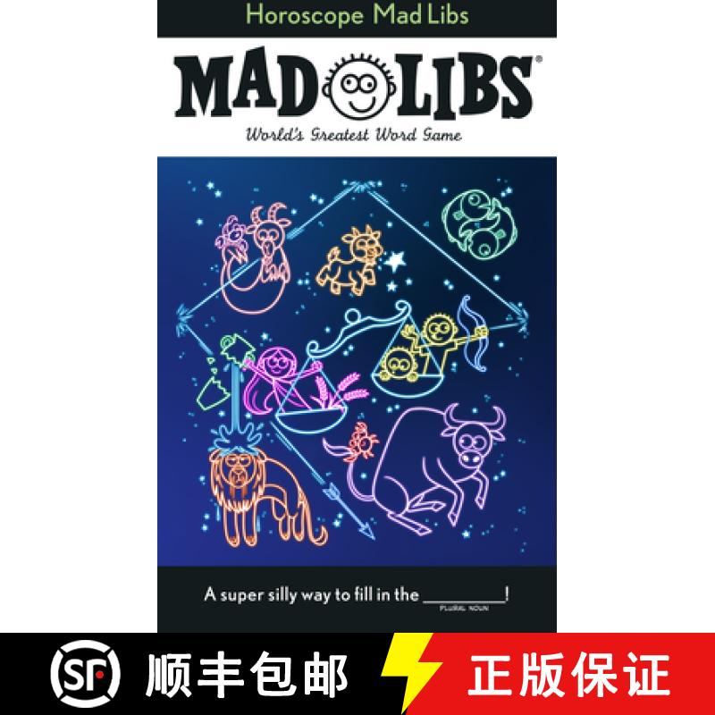 【3-4周达】Horoscope Mad Libs: World's Greatest Word Game [9780593658673]