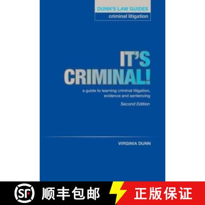 【3-4周达】Dunn's Law Guides: Criminal Litigation 2nd Edition: It's Criminal! [9781903269398]